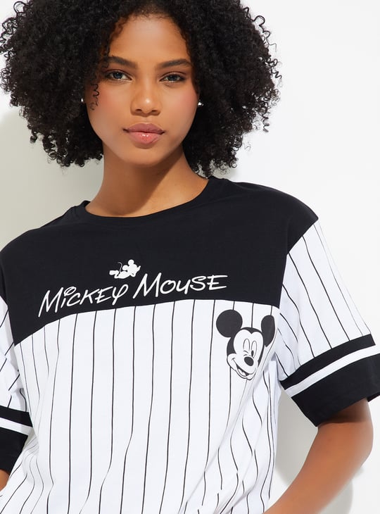 URB_N Women Mickey Mouse Oversized T-shirt