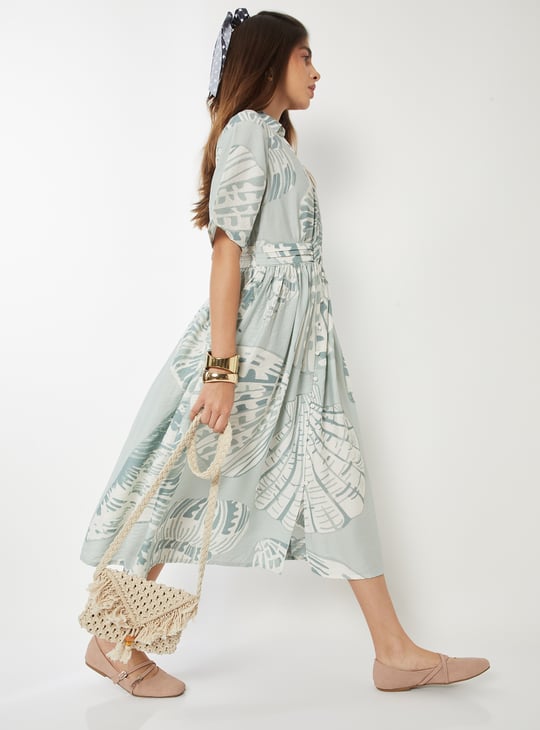 Women Printed A-line Ethnic Dress