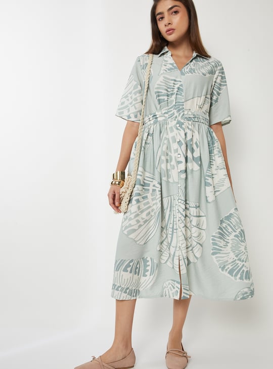 Women Printed A-line Ethnic Dress
