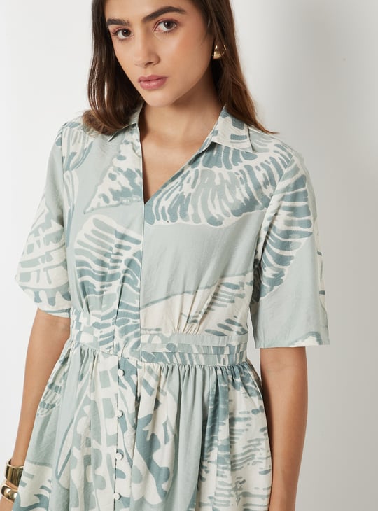 Women Printed A-line Ethnic Dress