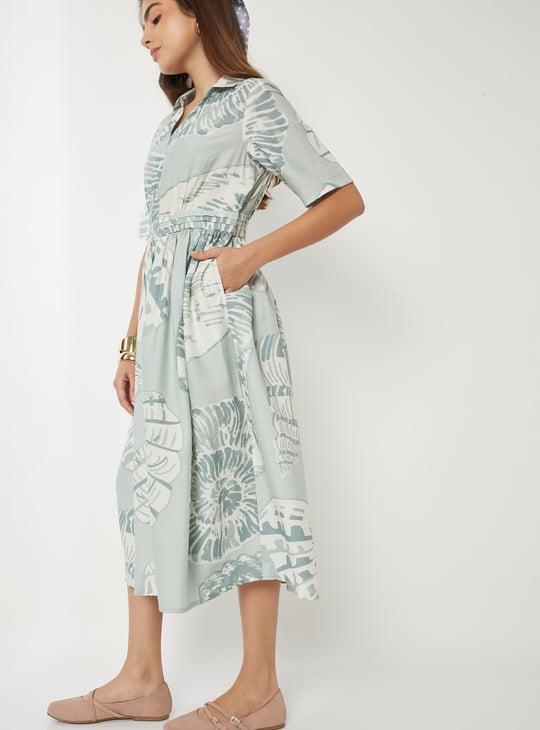 Women Printed A-line Ethnic Dress