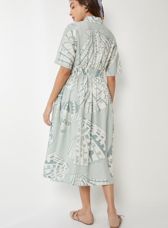 Women Printed A-line Ethnic Dress