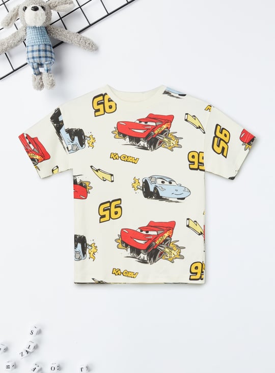 Boys Cars Print T-shirt