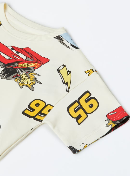 Boys Cars Print T-shirt