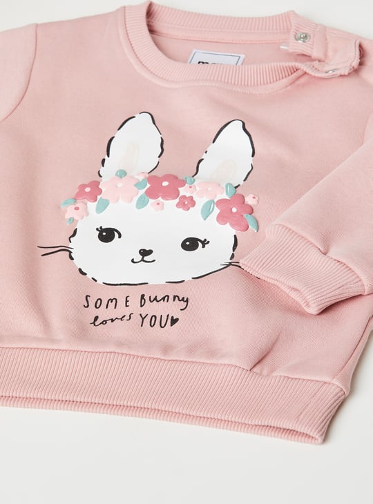 Girls Printed Sweatshirt - Pack of 2