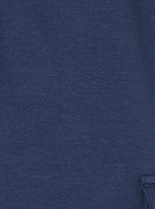 Boys Solid Cargo Shorts - Pack of 2