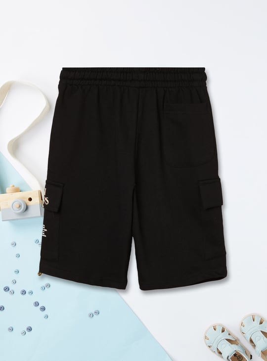 Boys Printed Cargo Shorts - Pack of 2