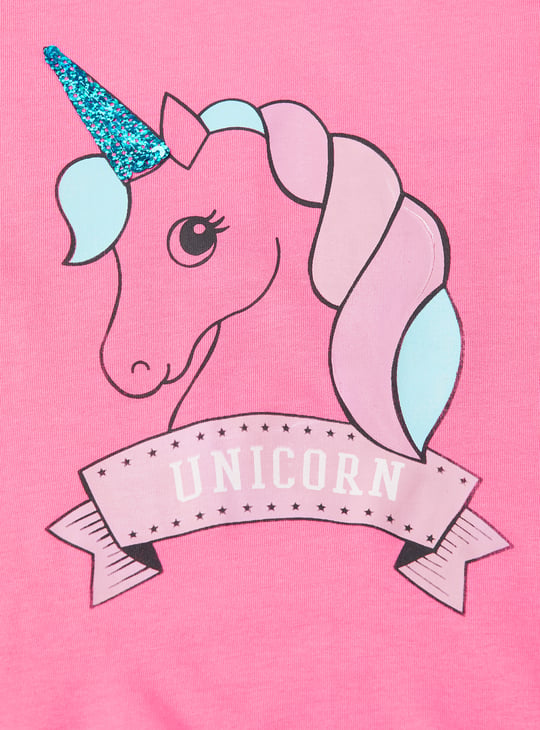 Girls Printed T-shirt - Pack of 2