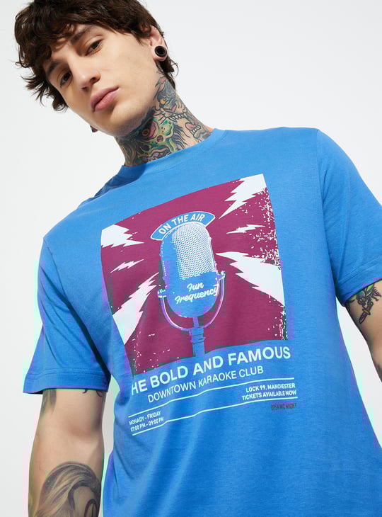 URB_N Men Printed T-shirt - Pack of 2