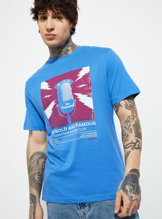 URB_N Men Printed T-shirt - Pack of 2