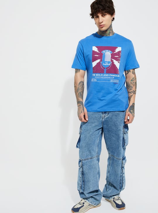 URB_N Men Printed T-shirt - Pack of 2