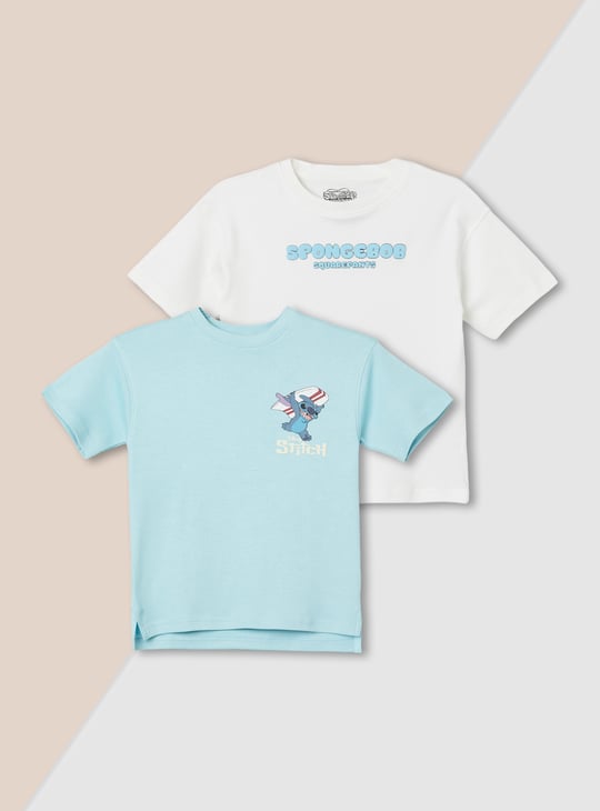 Boys Printed T-shirt - Pack of 2