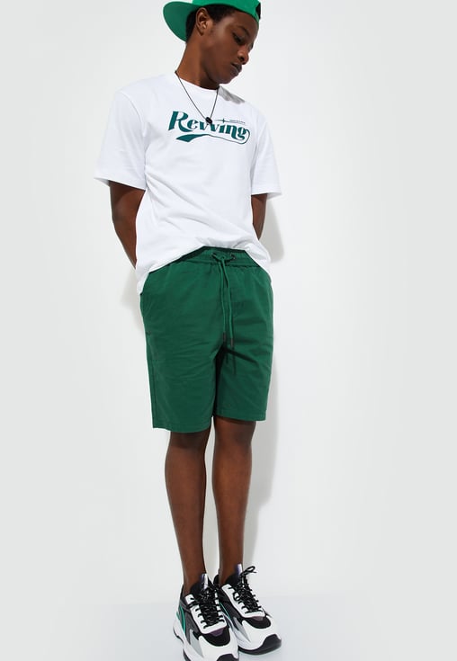 Buy URB_N Men Solid Slim Fit Shorts Online at just