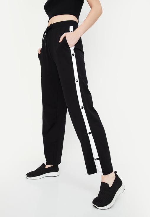 ペ*コ様 READYMADE　SIDE SNAP TRACK PANTS レディ 1000013972875-Black-BLACK-