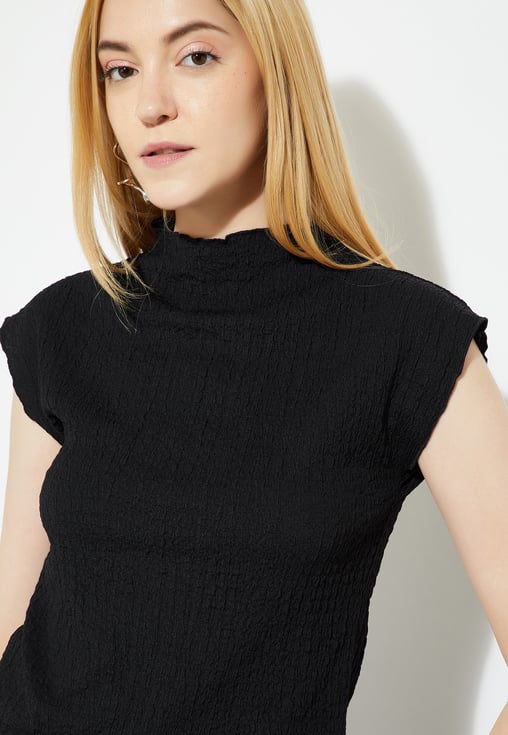 トップス myaaa 1000015223748-Black-BLACK-