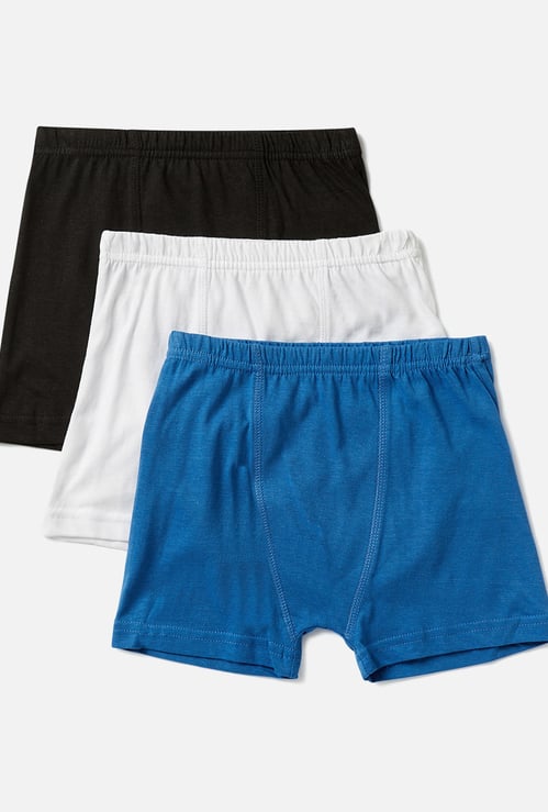 Juniors Solid Trunks - Set of 3