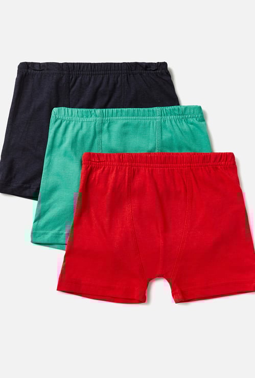 Juniors Solid Trunks - Set of 3