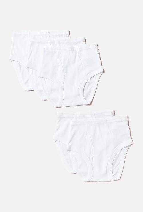 Juniors Solid Briefs - Set of 5