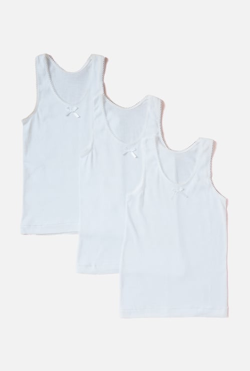 Juniors Solid Tank Top - Set of 3