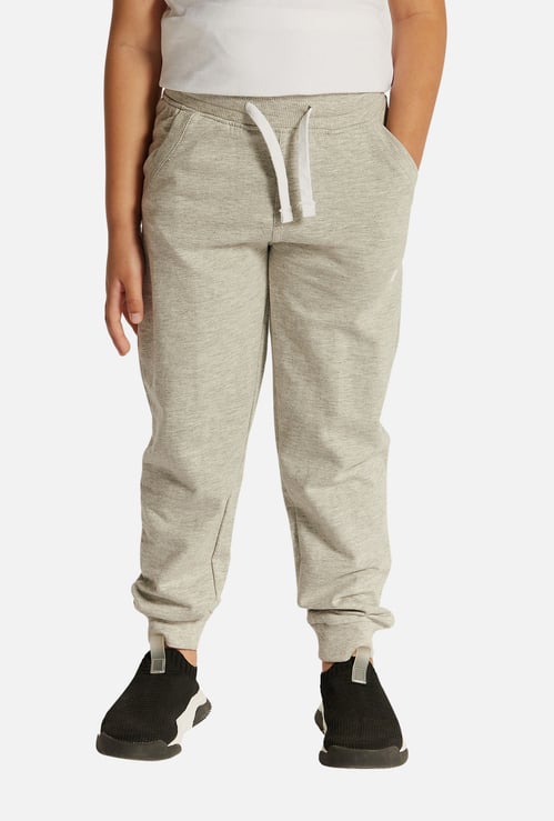 Juniors Solid Joggers with Pocket Detail and Drawstring