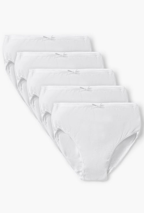 Juniors Solid Panties - Set of 5