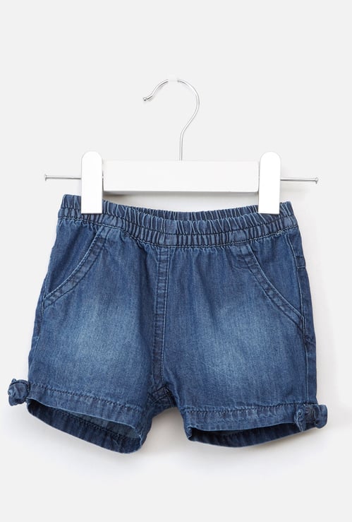 Juniors Regular Fit Denim Shorts