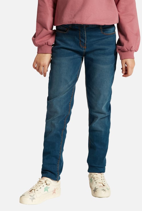 Juniors Girls' Straight Fit Jeans