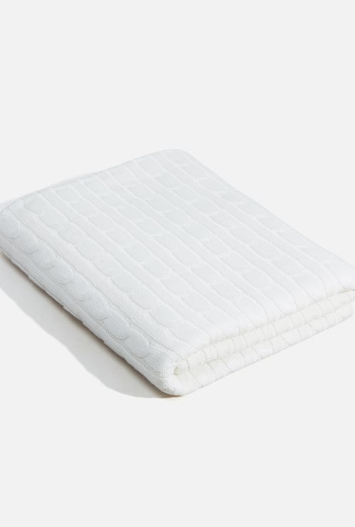 Juniors Knitted Sherpa Blanket - 76x100 cm