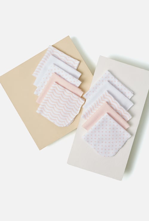 Juniors Printed Washcloth - Set of 10