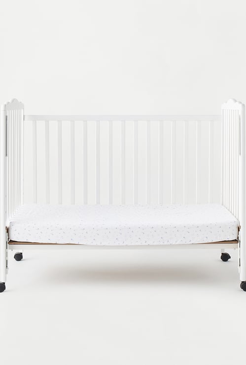 Juniors 2-Piece Cotton Cot Fitted Sheet Set - 64x96x15 cm