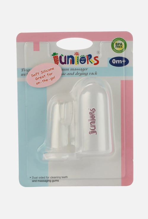 Juniors Finger Tip Tooth Brush and Stand