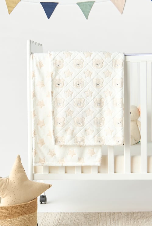 Juniors Coral Fleece Raschel Blanket - Set of 2 - 76x102 cm