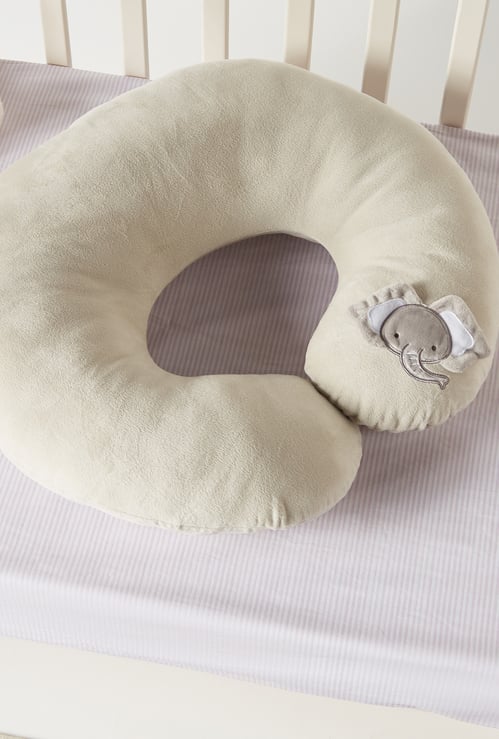 Juniors Elephant Applique Feeding Pillow