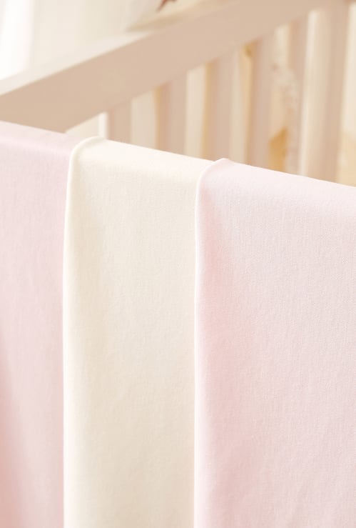 Juniors Solid Receiving Blanket - Set of 3