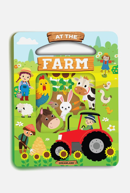 Dreamland Die Cut Window Board Book - At the Farm