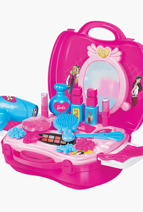 Itoys Barbie Suitcase Beauty Set - 21 Pcs