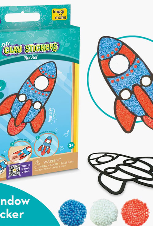 Imagimake Clay Sticker Rocket Kit