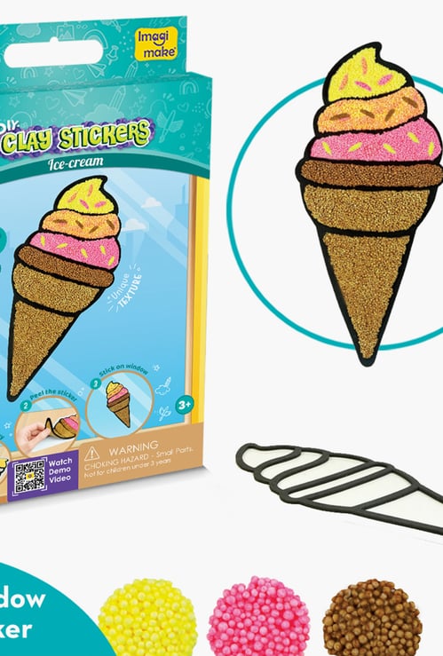 Imagimake Clay Sticker Ice Cream Kit