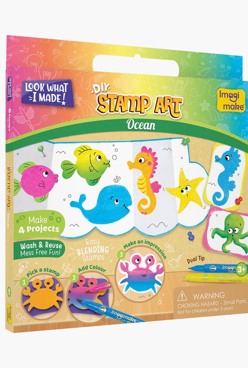 Imagimake Stamp Art Ocean