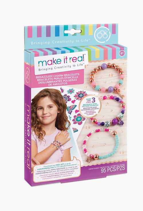 Make It Real Bedazzled! Charm Bracelet Kit