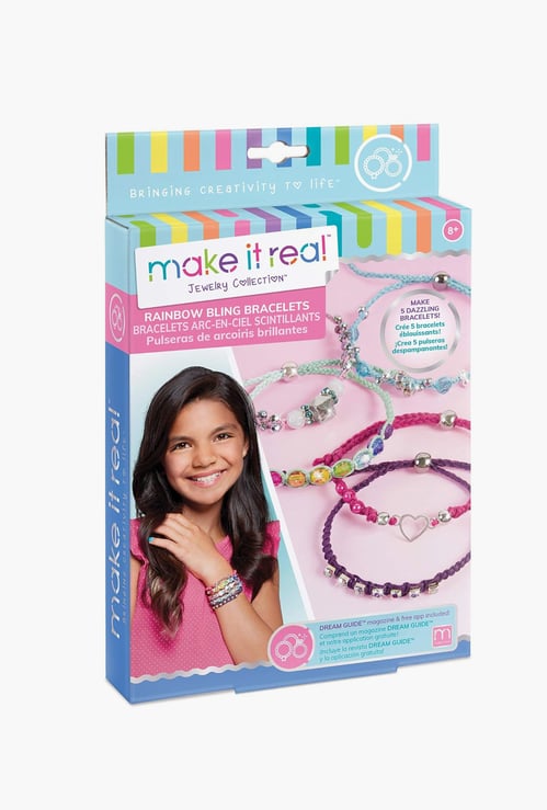 Make It Real Rainbow Bling Bracelets Kit