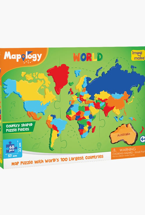 Imagimake Mapology World Puzzle