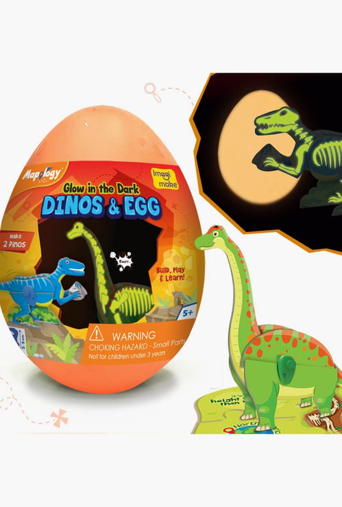 Imagimake Glow in the Dark Dino & Egg