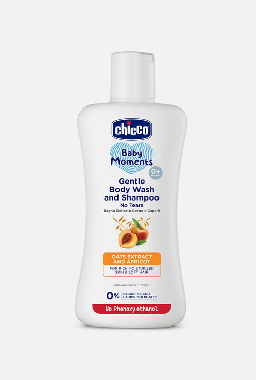 Chicco Baby Moments Gentle Bodywash and Shampoo - 200ml