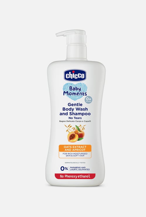 Chicco Baby Moments Gentle Bodywash and Shampoo - 500ml