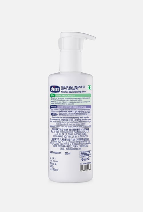 Chicco Baby Moments Massage Oil - 300 ml
