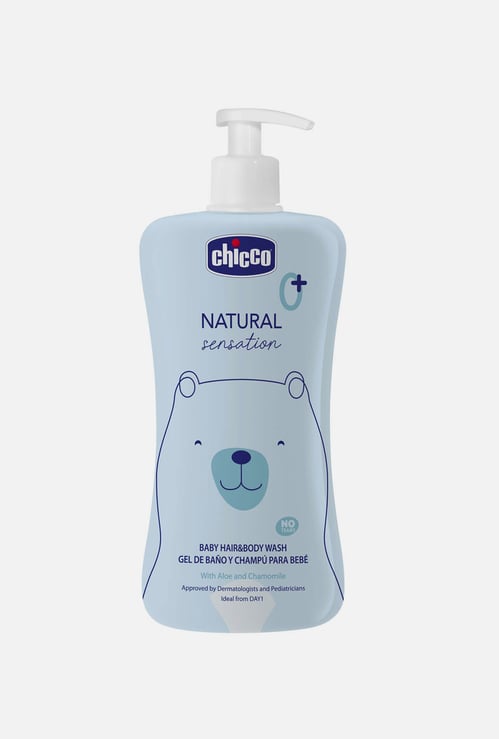 Chicco Natural Sensation Baby Hair and Body Cleanser - 500 ml