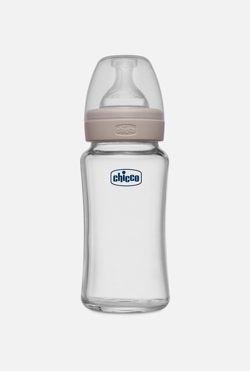 Chicco Well-Being Glass Bottle - 240 ml