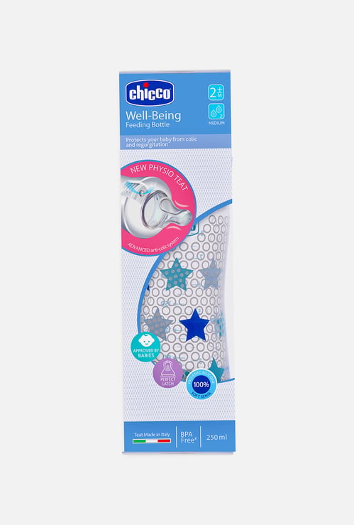 Chicco Well-Being Feeding Bottle - 250 ml