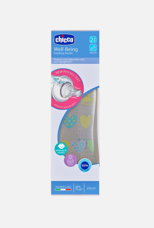 Chicco Well-Being Feeding Bottle - 250 ml
